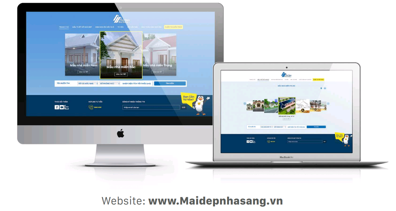 A screenshot from the website