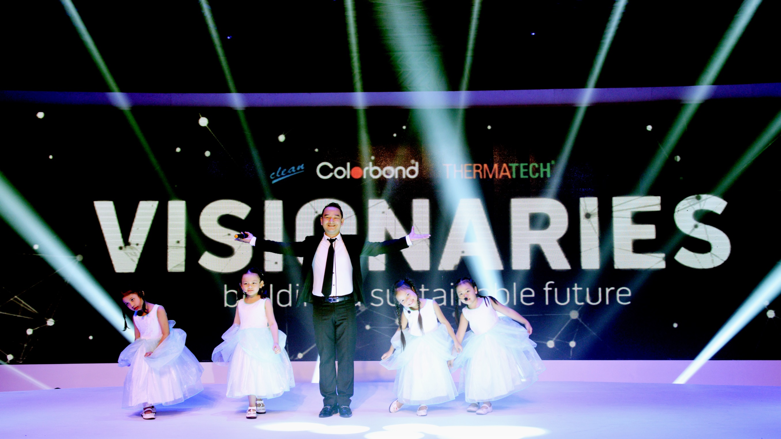 I have a dream, a performance by kids to deliver the "sustainable future" message